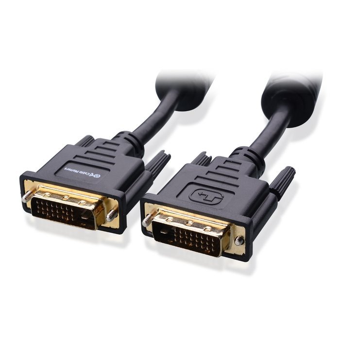 Cable Matters Gold Plated DVI-D Dual Link Cable with Ferrites 6 Feet