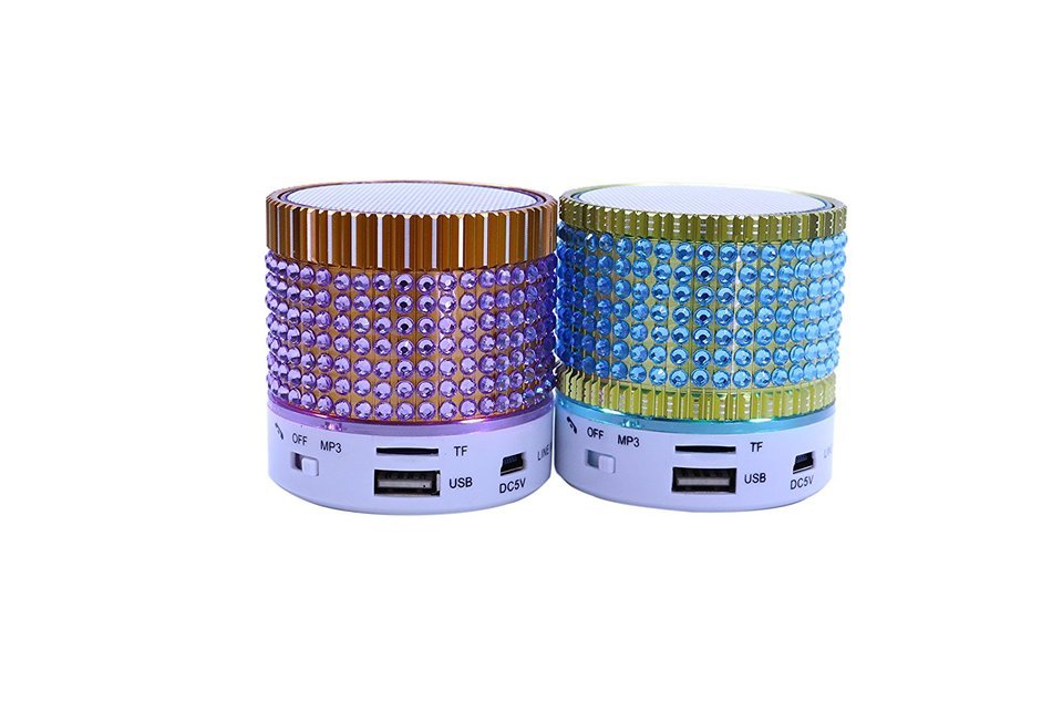 Portable Bluetooth Speakers Mini Wireless Speaker With the Function of USB and Colorful Lights via Micro TF Card... N12