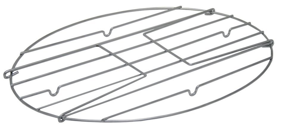 Granite Ware 2005-8 Flat Oval Roaster Rack with Handles, Large