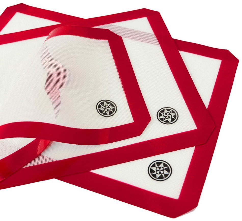 StarPack Silicone Baking Mat Set (3 Piece) - 2 x Half Sheet, 1 x Qtr Sheet - Bonus 101 Cooking Tips N2