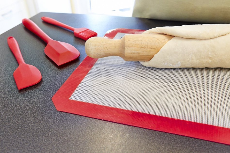 StarPack Silicone Baking Mat Set (3 Piece) - 2 x Half Sheet, 1 x Qtr Sheet - Bonus 101 Cooking Tips N3