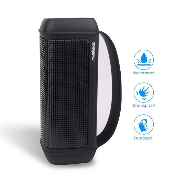 SAREPO Bluetooth Speaker Wireless Speaker - Portable Speakers Powerful Sound with Build in Microphone Waterproof... N3