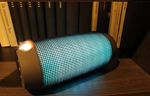 Pulse Wireless Bluetooth Speaker with Dynamic LED Lights and Hd Sound - Black N7