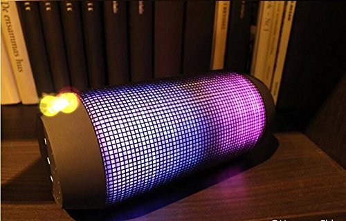 Pulse Wireless Bluetooth Speaker with Dynamic LED Lights and Hd Sound - Black N8