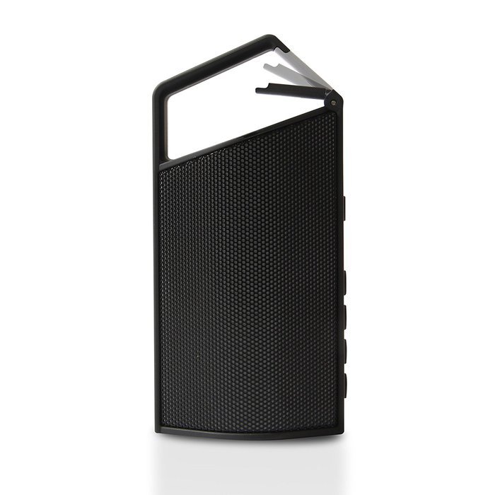 Latte SoundMagic Express Portable Bluetooth Speaker with 8 LED Modes Including 2 Equalizer (Black) N3