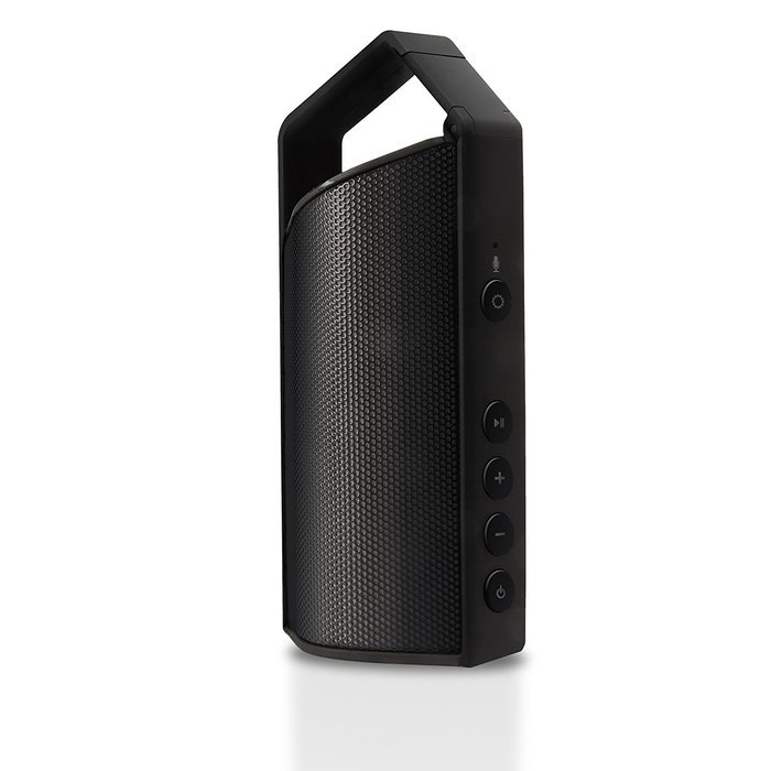 Latte SoundMagic Express Portable Bluetooth Speaker with 8 LED Modes Including 2 Equalizer (Black) N4