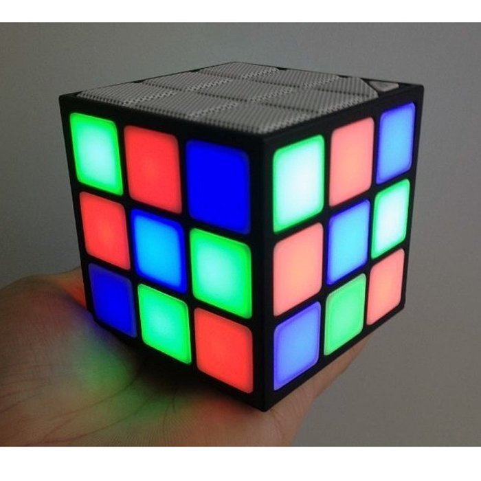 TopePop Portable Wireless Bluetooth Speaker Led Light Handsfree with Microphone TF Card Slot Mini Speaker for... N11