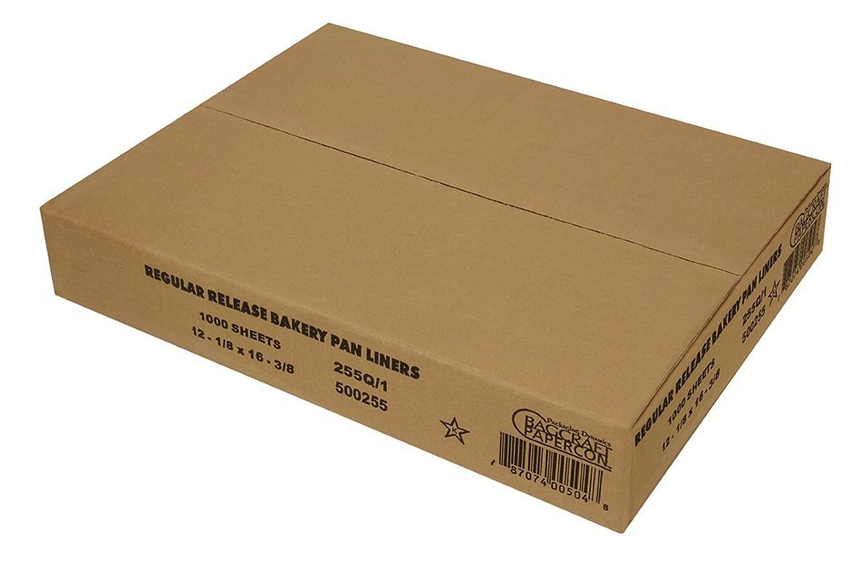 Bagcraft Papercon 500255 Grease Proof Premium Quilon Half Pan Liner with Standard Release, 16-3/8" Length x 12...