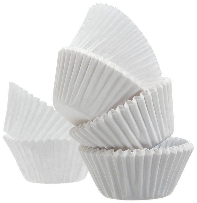 Regency Wraps Baking Cups for Cupcakes and Muffins, 32-Count, Standard, Festive Silver Foil N5