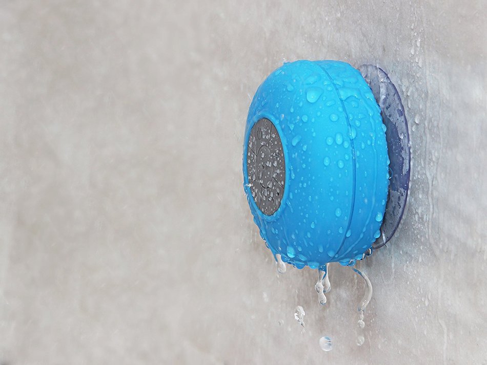 SoundPlus Portable Waterproof Bluetooth 3.0 Speaker with Built-In Mic & Powerful for Shower, Pool, Boat, Beach... N9