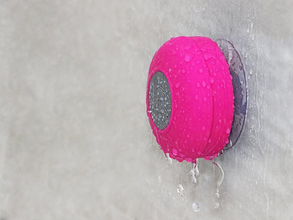 SoundPlus Portable Waterproof Bluetooth 3.0 Speaker with Built-In Mic & Powerful for Shower, Pool, Boat, Beach... N20