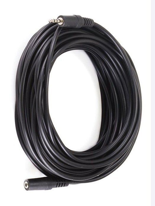 iMBAPrice&reg; 25 Feet Professional Quality Nickel Plated 3.5 mm Male/Female Stereo Audio Extension Cable N7