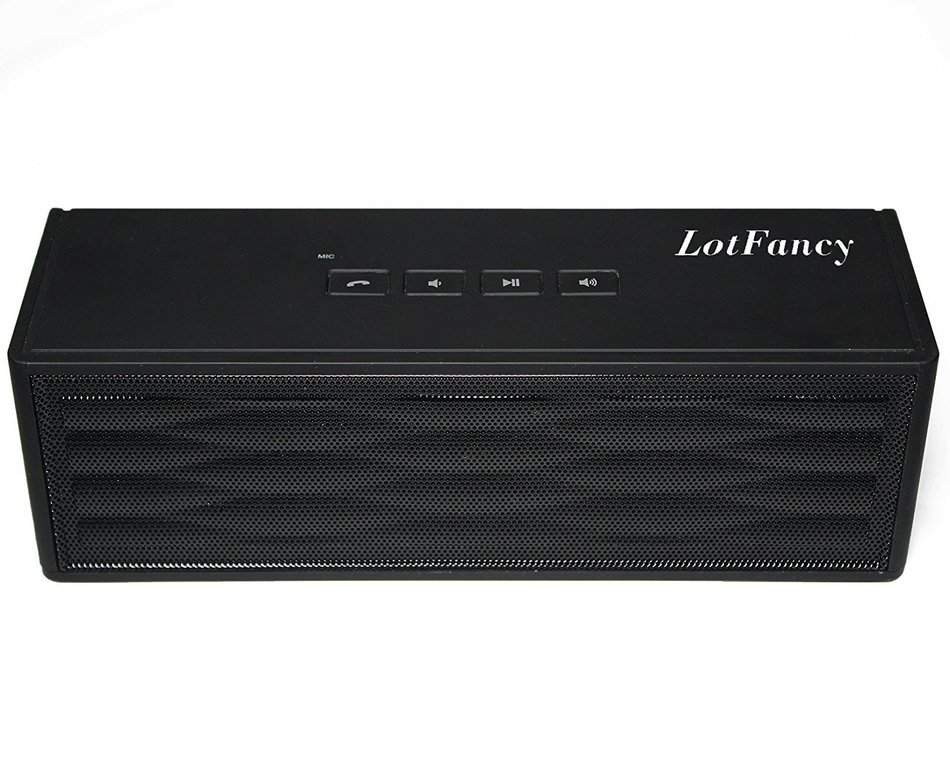 LotFancy Portable Rechargeable Mini Hi-Fi Bluetooth Speaker for iPhone, Android Phone, Laptop, Tablet, iPod, Etc...