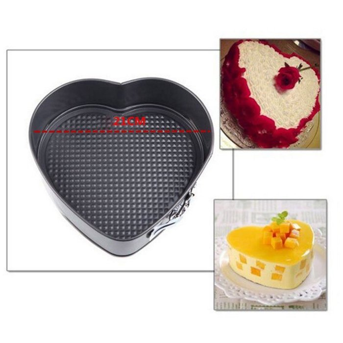 Aksautoparts 3 Shape Non-Stick Deep Mini Round Cake Tin Mould With Loose Base Live - End Cake Mold (B) N8