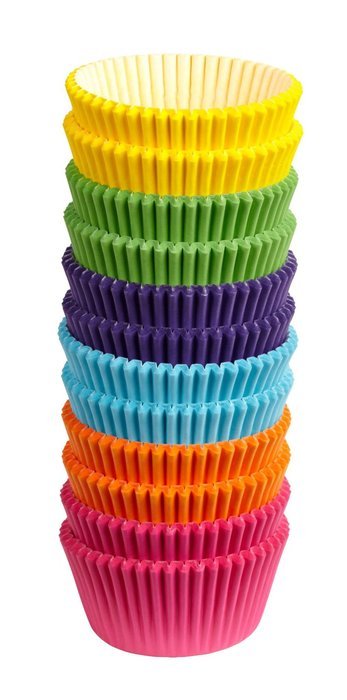 Wilton 415-2179 300 Count Rainbow Bright Standard Baking Cups N2
