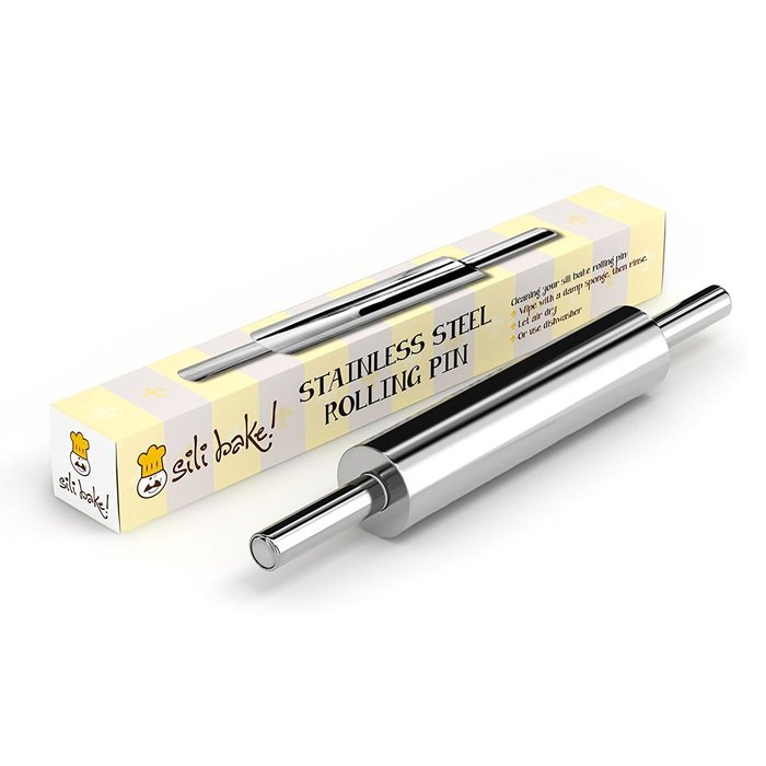 Silibake Pastry Sheet with Stainless Steel Rolling Pin N2