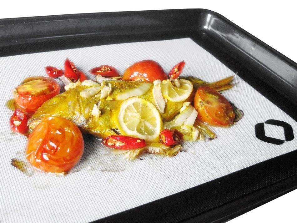 Silicone Baking Sheet Liners for Standard Half Sheet Pans 2 Pack N8