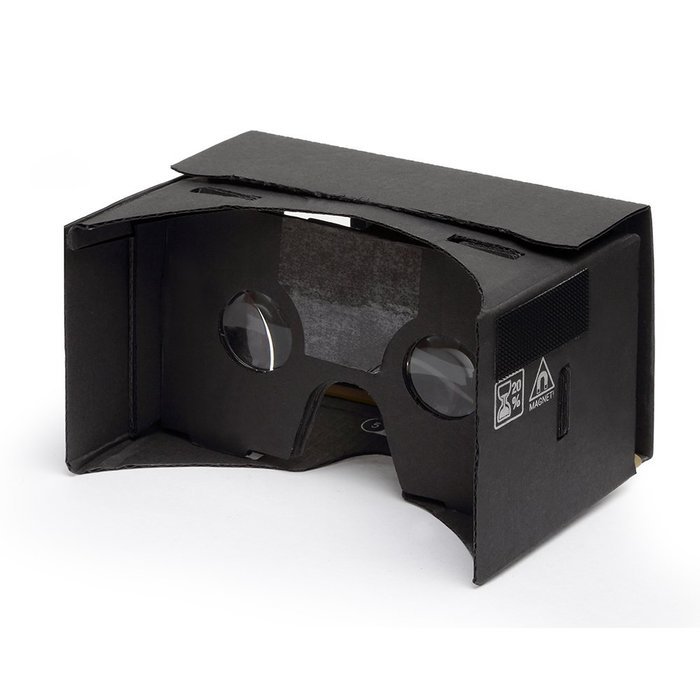 EightOnes VR Google Cardboard Kit with Head Strap and NFC (Jet Black) N3