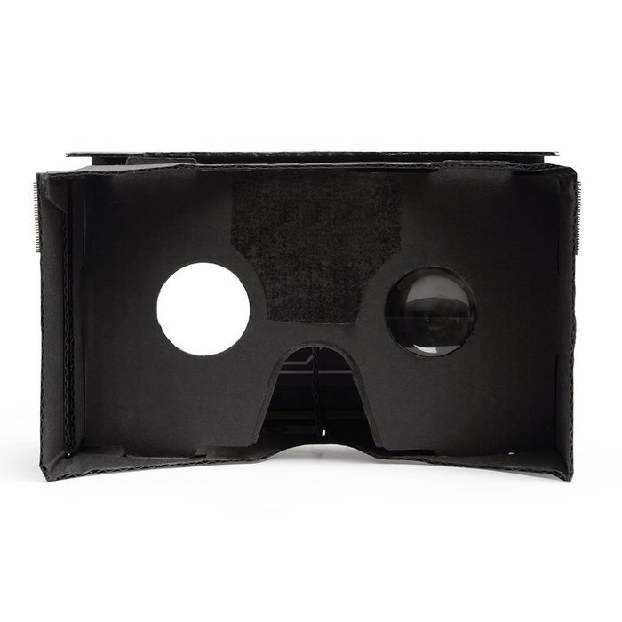 EightOnes VR Google Cardboard Kit with Head Strap and NFC (Jet Black) N5