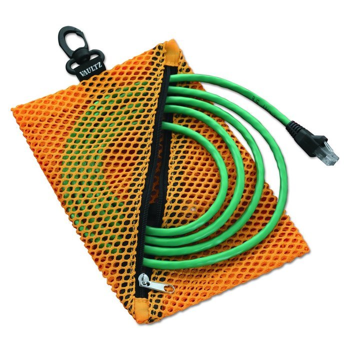 Vaultz Mesh Storage Bags, Assorted Colors and Sizes, 4 Bags (VZ01211) N2
