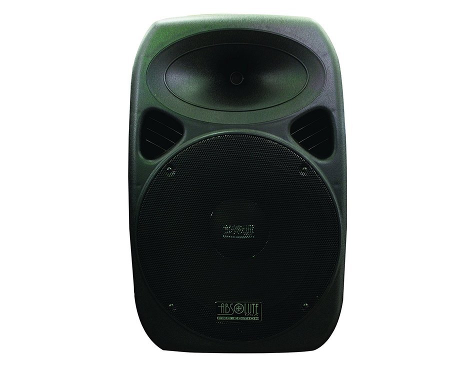Absolute USA US2500 2-Way 15" 3500W Speaker Built-In Bluetooth with Wire Microphone & Speaker Stand N5
