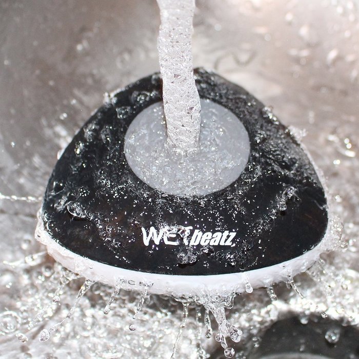 WETbeatz EDGE Waterproof Bluetooth Speaker, IPX4 Rating, Speakerphone with Built-in Mic, and Dedicated Suction...