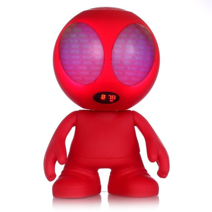 Freye Cute Alien Shape Portable Bluetooth Speaker with Stereo and Clear Bass, Support Line-in, USB, TF Card Input... N8