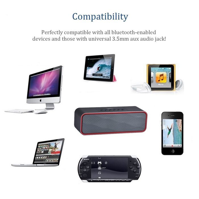 Freye Cute Alien Shape Portable Bluetooth Speaker with Stereo and Clear Bass, Support Line-in, USB, TF Card Input... N27