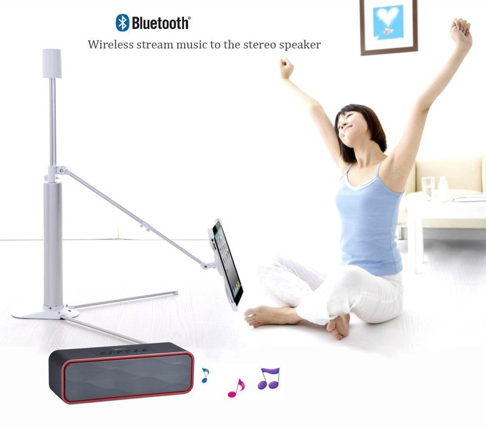 Freye Cute Alien Shape Portable Bluetooth Speaker with Stereo and Clear Bass, Support Line-in, USB, TF Card Input... N28