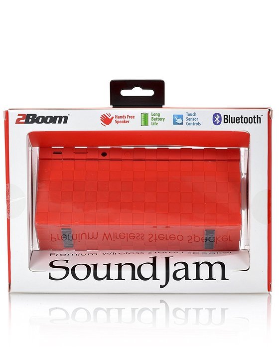 2BOOM Sound Jam Bluetooth Wireless Rugged Rechargeable Outdoor Compact Portable Speaker Black N9