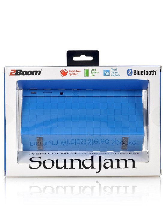 2BOOM Sound Jam Bluetooth Wireless Rugged Rechargeable Outdoor Compact Portable Speaker Black N14