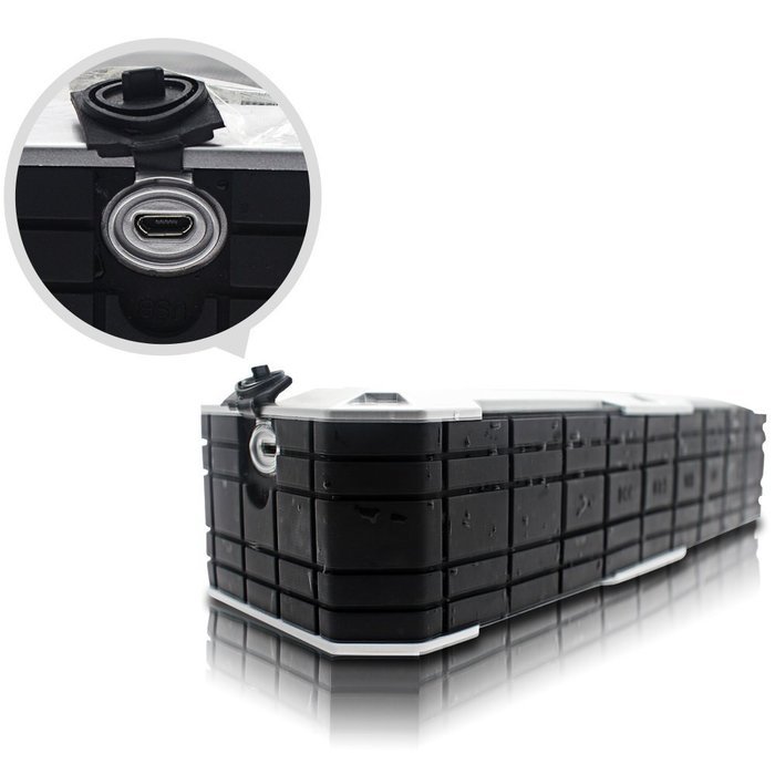 Hannuo ELlight 20W Portable Wireless Bluetooth Speaker Stereo Audio Output (Dual 10W Passive Loudspeaker Subwoofers... N6