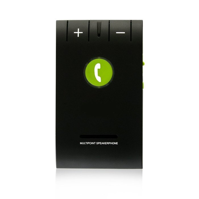 [Newest Version] SolidPin Wireless Bluetooth 4.0 A2DP Multipoint Sun Visor In-Car Auto Vehicle Speakerphone with... N2