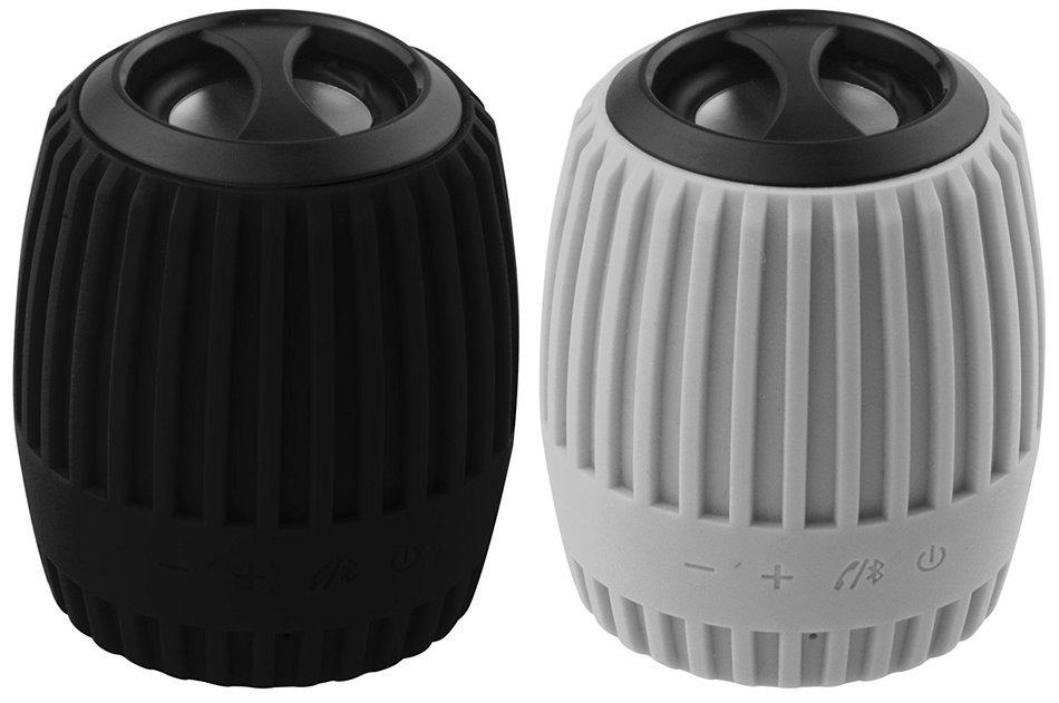 Rebelite Ballistic Boulder Weatherproof Bluetooth Speaker w/ Built-in Mic, Extra Skin, & Carabiner for iPhone,...