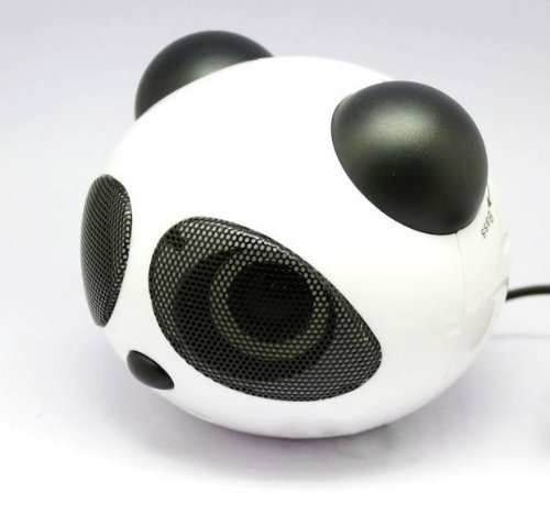 SHINA Cute Panda Shape Stereo Speaker for MP3 Player iPod Touch Nano iPhone iPad N2