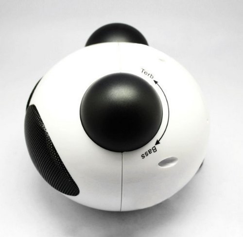SHINA Cute Panda Shape Stereo Speaker for MP3 Player iPod Touch Nano iPhone iPad N4