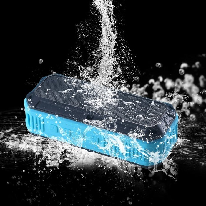 Soundmy Rugged,waterproof and Shockproof Wireless Bluetooth Speaker for Indoor/outdoor,hi-def Bass 2x3w (Light... N2