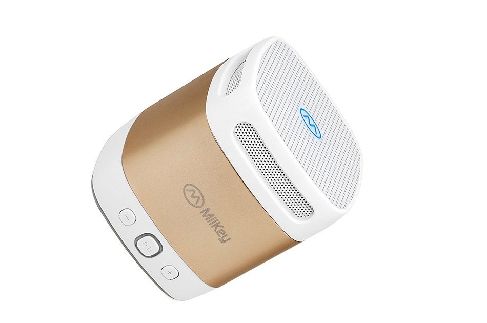 MiiBox Mini Blue Bluetooth ,NFC Speaker with Microphone,Built-in music player & HD Audio N12