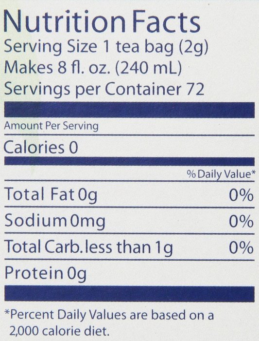 Tetley Tea Bags, Black and Green, 72 Count N5
