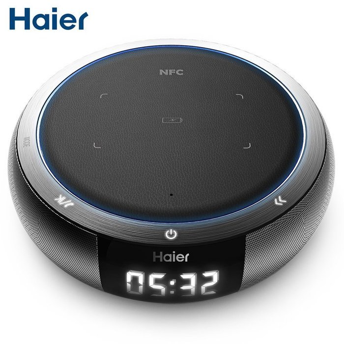 Haier Bluetooth 4.0 Speakers, Hifi Speaker with 5W Enhanced Bass, Dual Channel Stereo,Wireless Charger PowerPort...