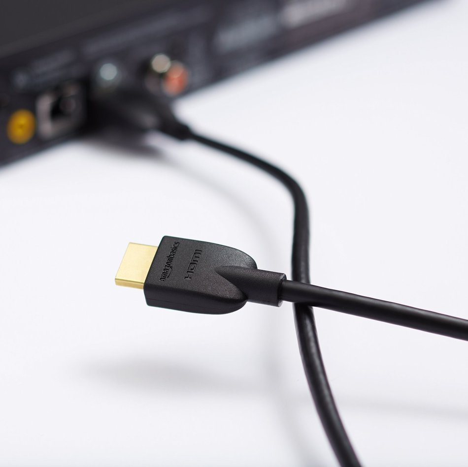 AmazonBasics High-Speed HDMI Cable - 6 Feet (Latest Standard) N6