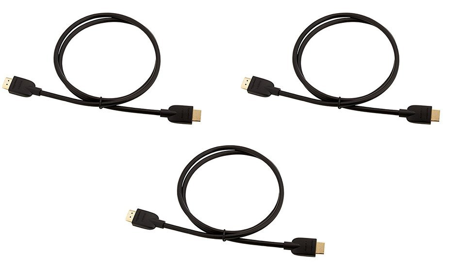 AmazonBasics High-Speed HDMI Cable - 6 Feet (Latest Standard) N40
