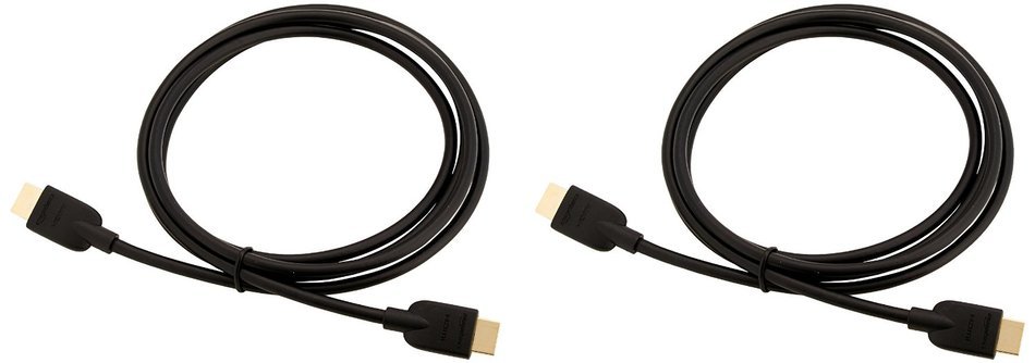AmazonBasics High-Speed HDMI Cable - 6 Feet (Latest Standard) N50