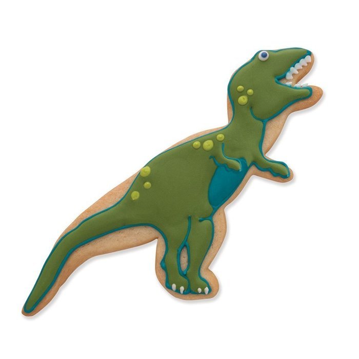 Dinosaur Cookie Cutter Set - 3 Piece - T-Rex, Triceratops, and Stegosaurus &ndash; Ann Clark &ndash; US Tin Plated Steel N3
