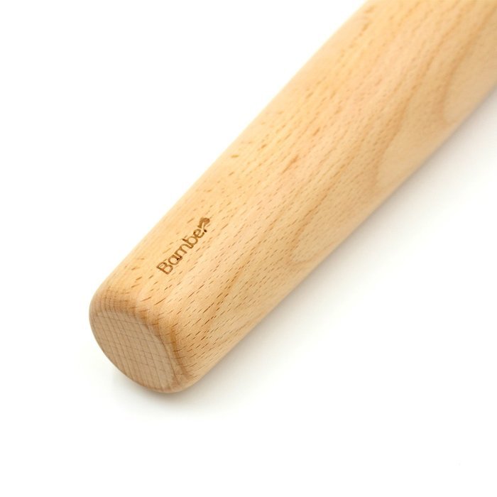 Bamber Wood French Rolling Pins for Baking, Dough Roller, Non-stick, Easy to Handle, Eco-friendly and Safe, Sleek... N16
