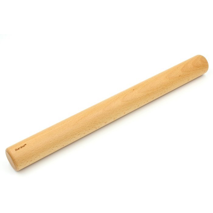 Bamber Wood French Rolling Pins for Baking, Dough Roller, Non-stick, Easy to Handle, Eco-friendly and Safe, Sleek... N20