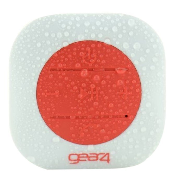 GEAR4 ShowerParty Waterproof Bluetooth Speaker with Handsfree Function (Stone)