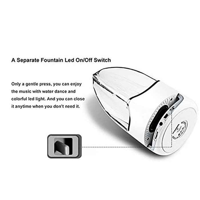 CREATESTAR Water Dancing Bluetooth Speaker with LED Light-show Fountain Outdoor Portable Wireless Bluetooth Speaker... N5