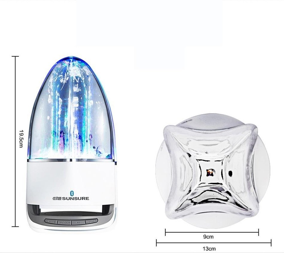 CREATESTAR Water Dancing Bluetooth Speaker with LED Light-show Fountain Outdoor Portable Wireless Bluetooth Speaker... N14