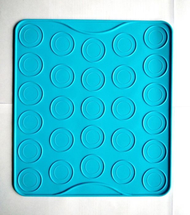 Allforhome 27-Round Macarons Macaroons Silicone Baking Pastry Sheet Mat